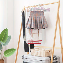 10pcs High Plastic Trouser Rack Non-slip Pants Hanger Clothes Hanger