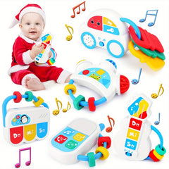 Kids Musical Rattle Car Key Piano Toy