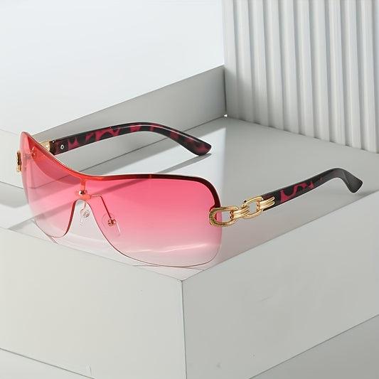 Vintage Oversized Square Sunglasses for Women Sun Protection