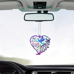 Adorable Bird Car Pendant Heart Keychain - Perfect Gift for Her