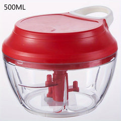 Manual Food Chopper For Vegetables Fruits Nuts Onions Hand Pull Mincer