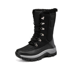 Women's Winter Lace Up Snow Boots Faux Fur Lined