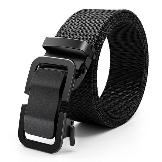 Toothless Automatic Buckle Canvas Military Training Belt