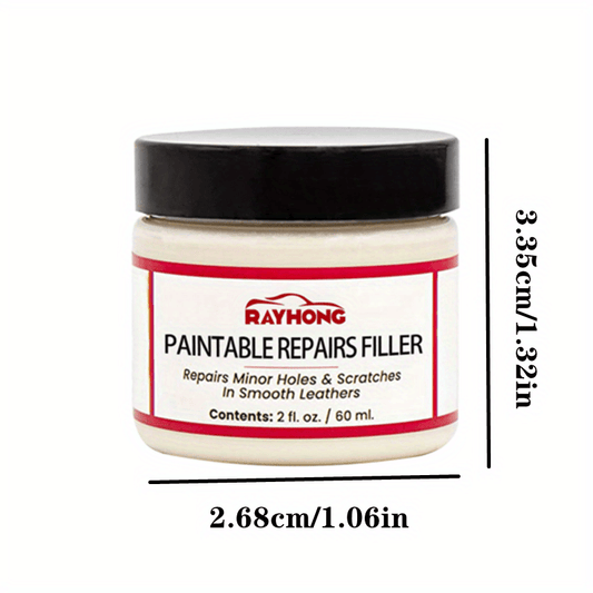 Leather Filler For Repairing Holes Tears Cracks Scratches Flexible