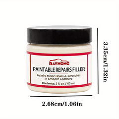 Leather Filler For Repairing Holes Tears Cracks Scratches Flexible