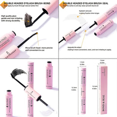 DIY Lash Extension Kit 140pcs D Curl Eyelash Extension Kit