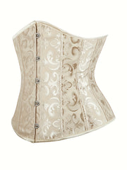 Strapless Corset Bustier Tummy Control Lace Up Body Shaper