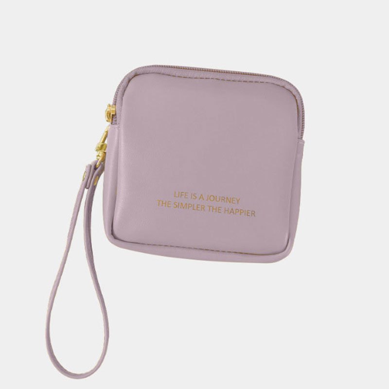 Sanitary Napkin Storage Bag Portable Makeup Pouch Coin Purse