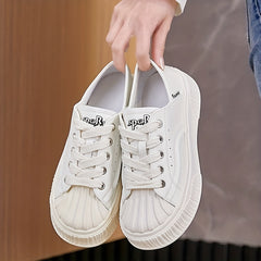 Women's Shell Head Flat Shoes Breathable Outdoor Sport Casual Board Shoes
