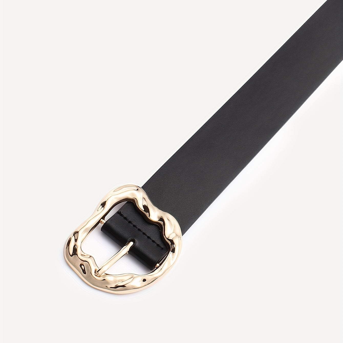 Metal Buckle PU Belt Unisex Casual Jeans Pants Belt For Women