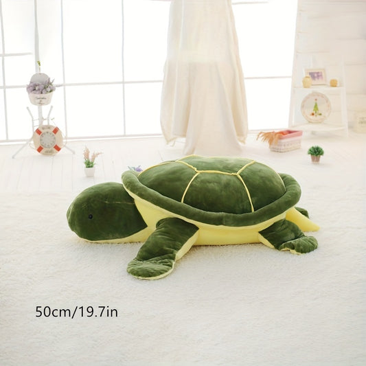 Sea Turtle Plush Toy 15.7in, 19.7in, 23.6in Compression Bag - Halloween Gift