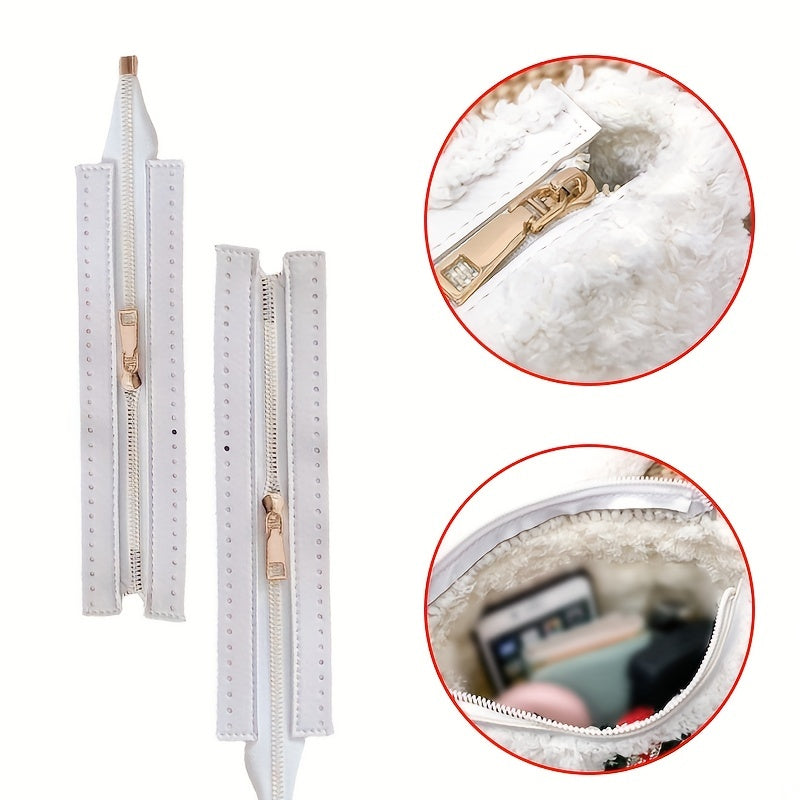 PU Metal Tooth Zipper for Box Bags - Bag Hardware for DIY Bags