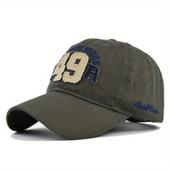 3D Embroidery Baseball Cap Washed Patch Cloth Baseball Hat Sun Hat