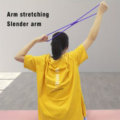 8 Shaped Tension Rope Yoga Resistance Stretching Rope for Fitness