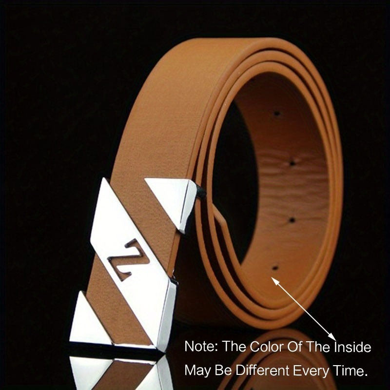 Men's Smooth Buckle Pant Belt