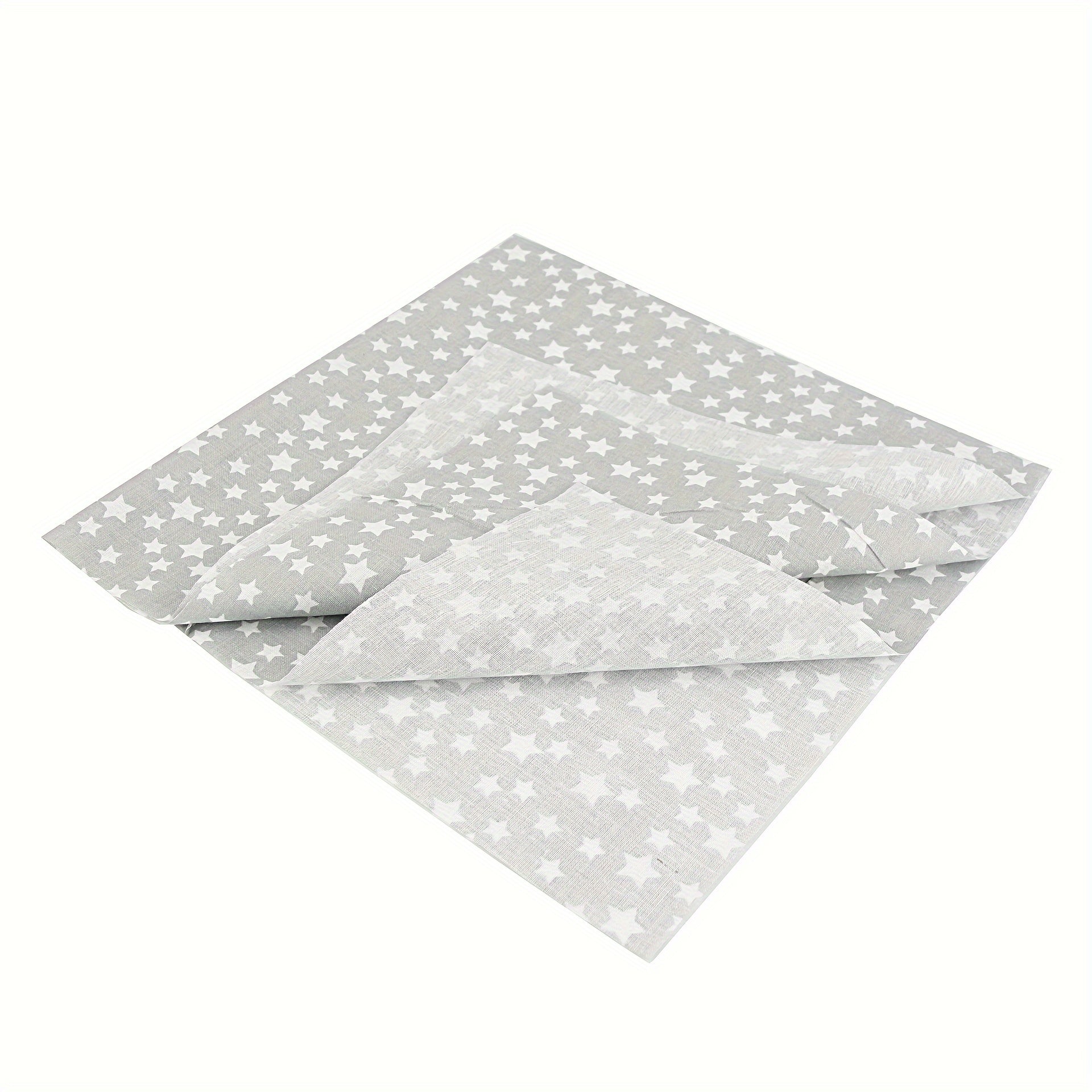 7pcs Gray Cotton Fabric Quilting Craft Bundle Squares DIY Patchwork