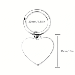 Letter Print Keychain Metal Key Ring Purse Handbag Car Charm Pendant