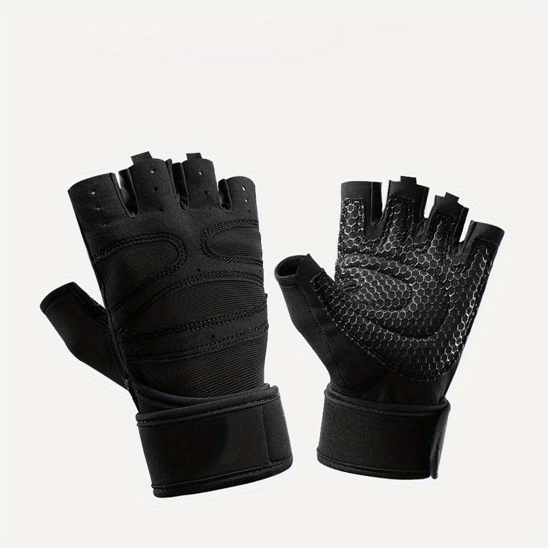 Unisex Fitness Gloves Non Slip Wrist Guards for Training