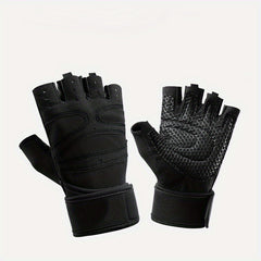 Unisex Fitness Gloves Non Slip Wrist Guards for Training