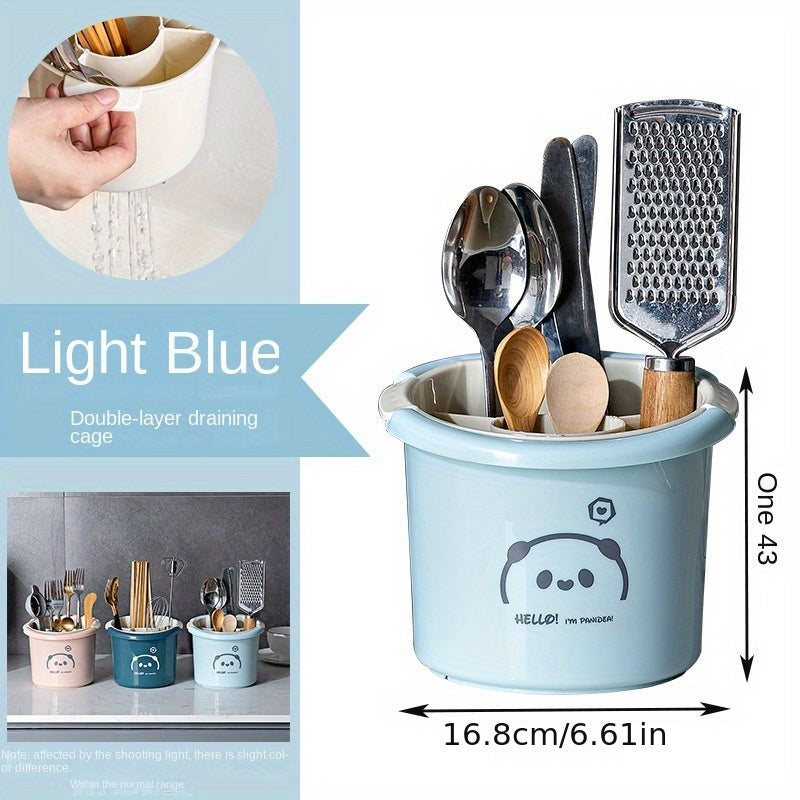 Kitchen Storage Organizer with Utensil Holder