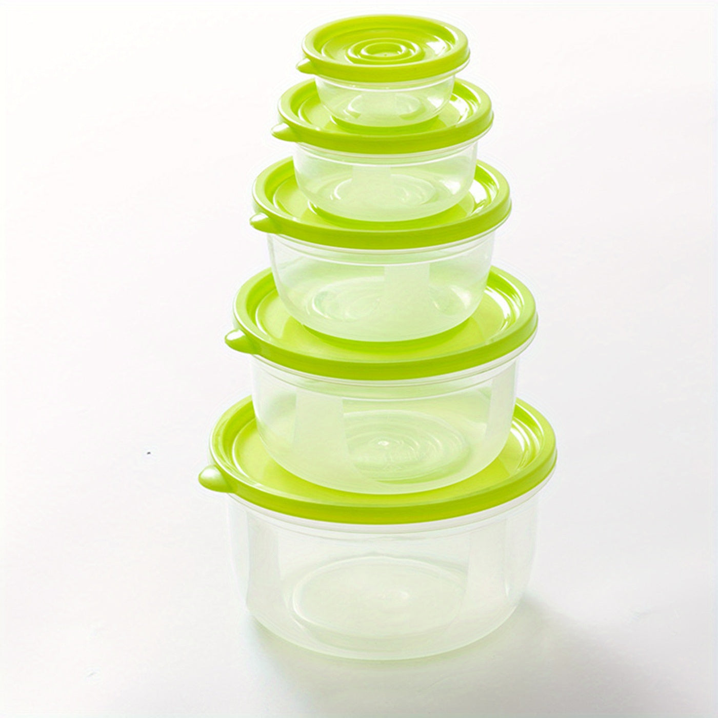 Clear Food Storage Containers With Lids Stackable BPA Free