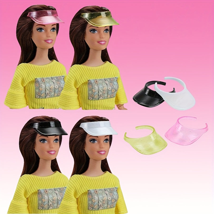 Set of 6 Sun Hats for 29" Dolls - 3 Colors