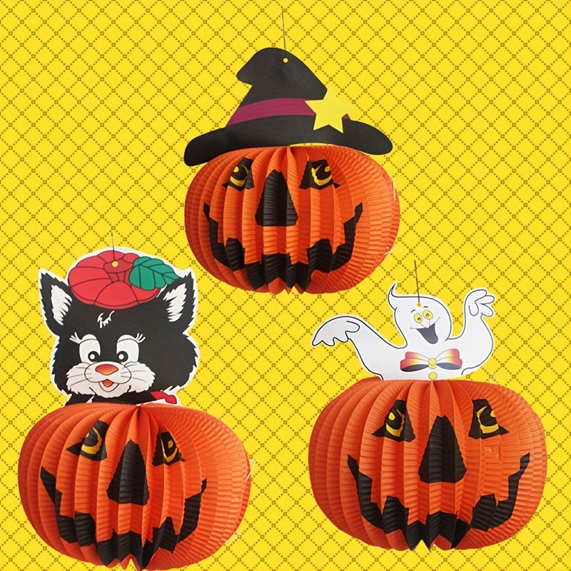 Halloween Pumpkin Lantern Ghost Bar Nightclub Decoration Props