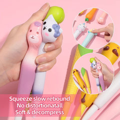 12 PCS Random Style Fun Pens For Kids Stress Relief Stationary & Pens For Girls