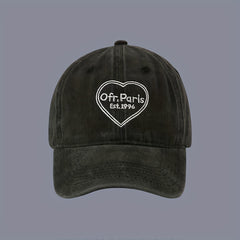 Love Letter Embroidered Dad Hat Baseball Cap Washed Distressed