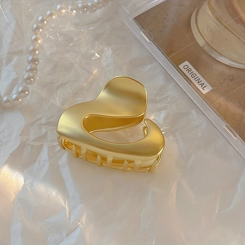 Alloy Hair Claw Style Hair Claw Hollow Hair Claw Clip Nonslip Ponytail Holder