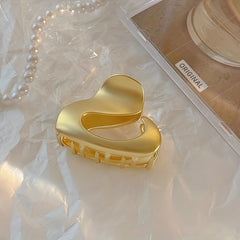 Alloy Hair Claw Style Hair Claw Hollow Hair Claw Clip Nonslip Ponytail Holder