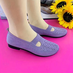 Women's Casual Mesh Walking Shoes Lightweight Sport Flat Shoes
