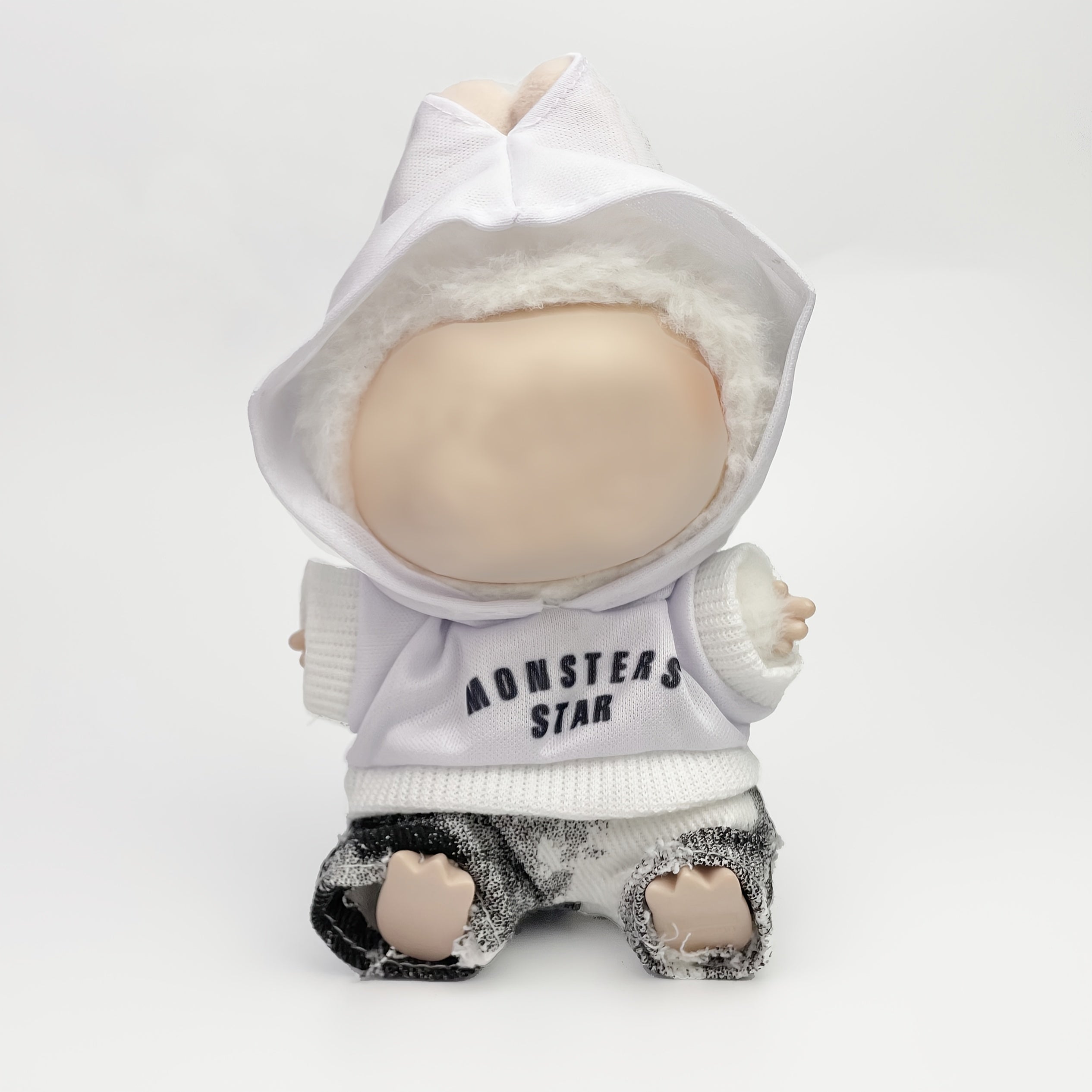 LABUBU Tie-Dyed Hoodie, Jeans, Shoes Set - Great Birthday, Ramadan Gift