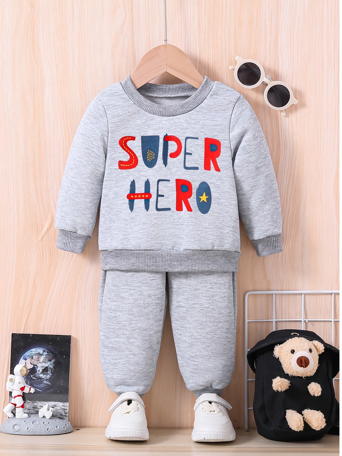 HERO Kids Graphic Outfit with Long Sleeve Sweatshirt Set