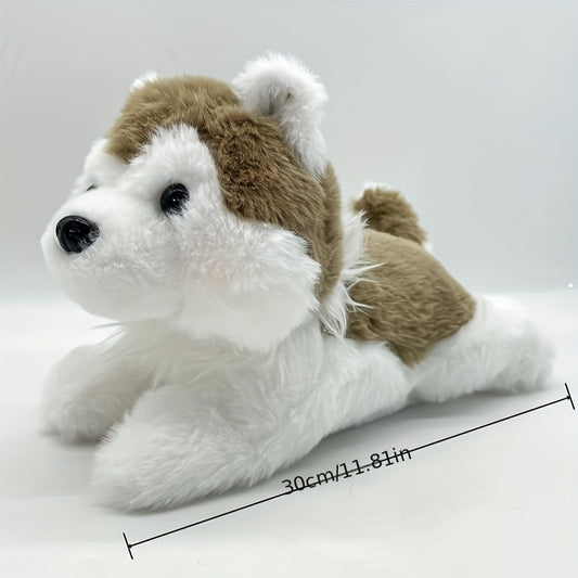 Simulated Husky Puppy Doll Dog Pillow for Birthday Gift