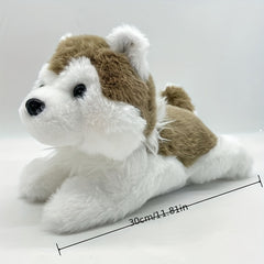Simulated Husky Puppy Doll Dog Pillow for Birthday Gift