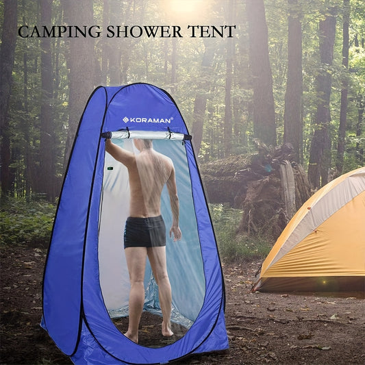 KORAMAN Portable Pop Up Camping Shower Tent Privacy Changing Tent