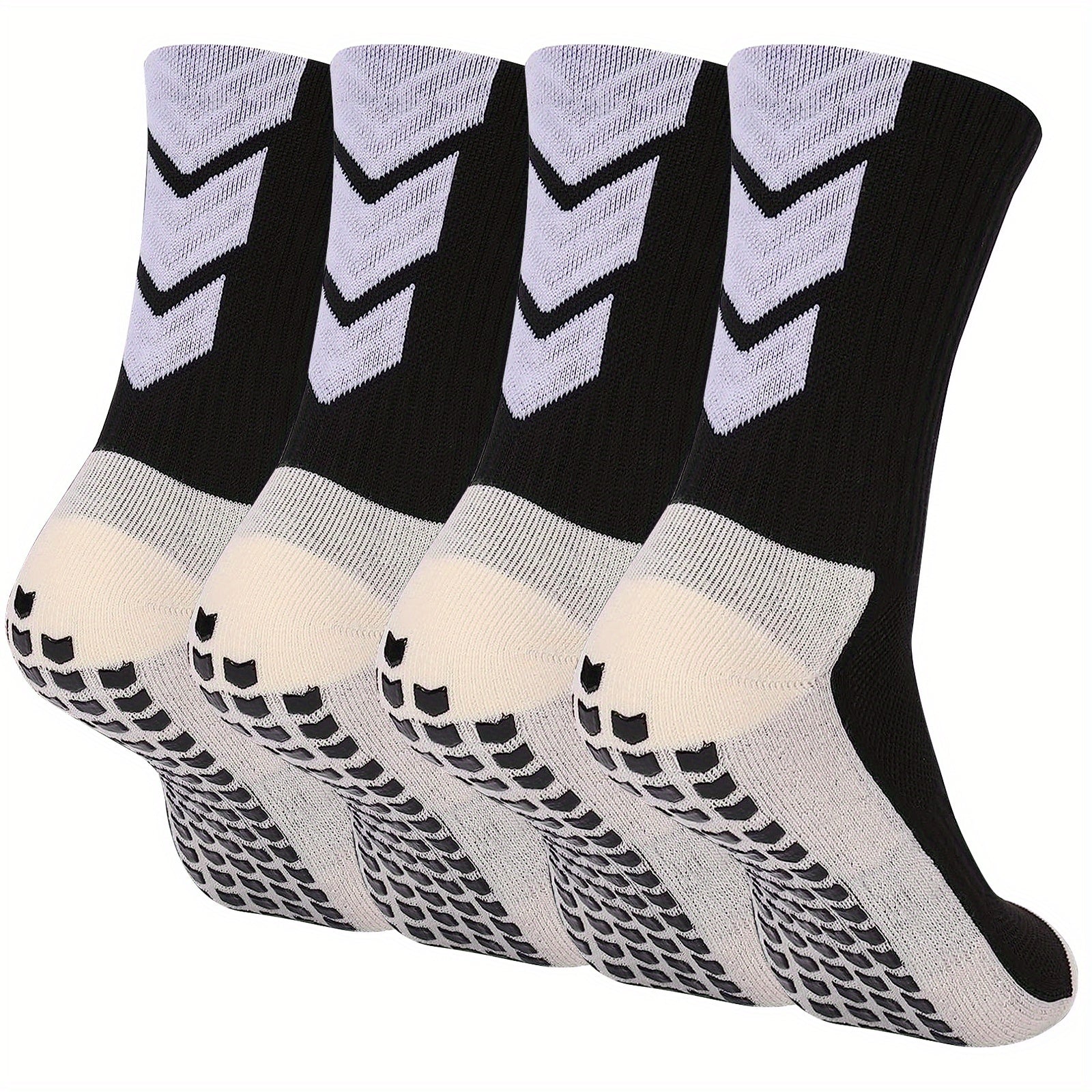 Men's Anti Slip Grip Soccer Socks - Training Sports Athletic Socks