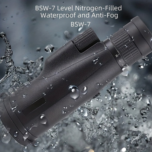 30x50 Zoom Monocular Bifocal Prism Compact Lightweight Pocket Monocular