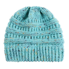 Women's Knitted Beanie Hat Warm Slouchy Cap For Winter Lightweight