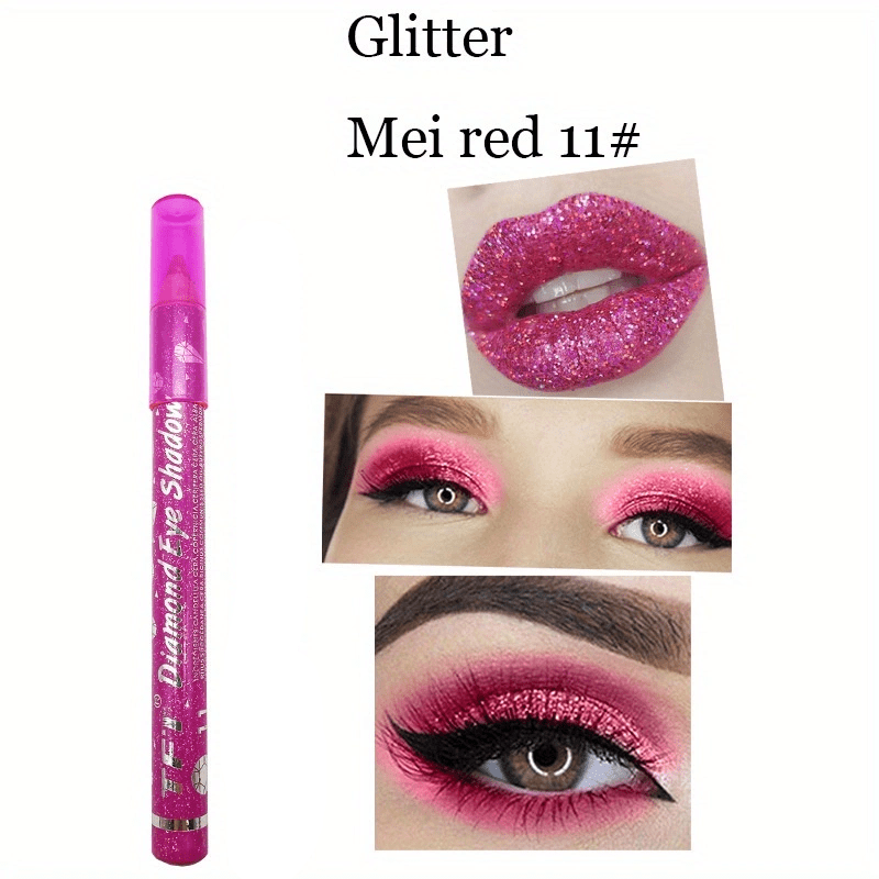 Pearly Sequin Eyeshadow Pen Waterproof Soft Crayon