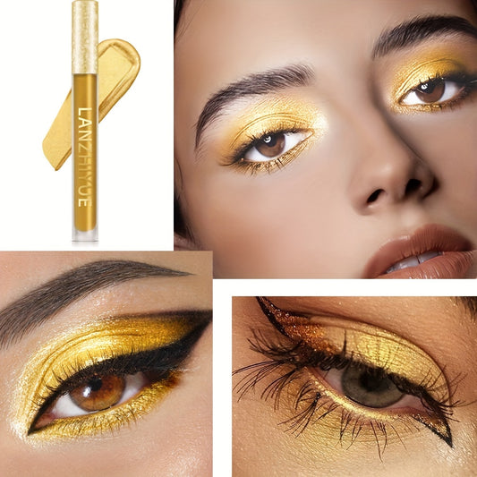 Golden Liquid Eyeshadow Mermaid Shimmer Lip Glaze Dual-use Gloss