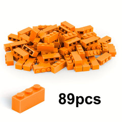 89pcs 1x3 High Brick DIY Puzzle Toy Set - Holiday Gift for Kids