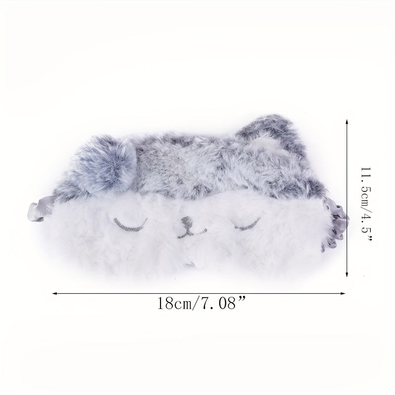 Critter Sleep Mask Plush Animal Eye Mask Gift