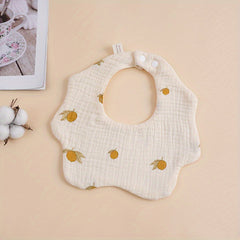 Six Layer Gauze Baby Bib 360 Rotatable Towel