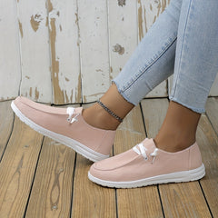 Women's Canvas Low Top Lace Up Shoes Lightweight