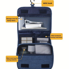 Large Capacity Travel Toiletry Bag for Men and Women - Perfect Travel Organizer
