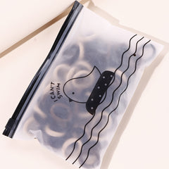 100pcs Hair Elastics Ties Thick Stretchy Rubber Band