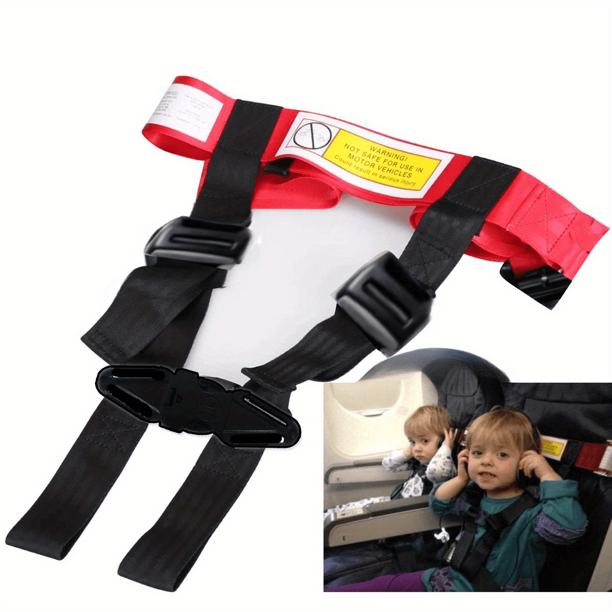 Child Airplane Safety Travel Harness Kids And Toddlers Flying Safety Device