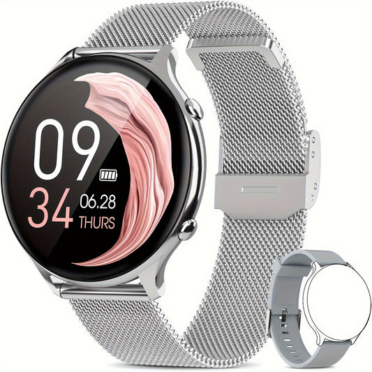 Micro Bear Women's Smartwatch with Wireless Calling & Menstrual Cycle Tracker